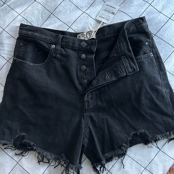 Free People Denim Shorts - Picture 1 of 7